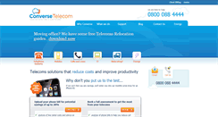 Desktop Screenshot of conversetelecom.co.uk