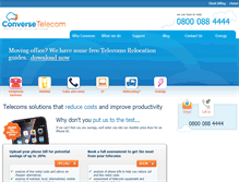 Tablet Screenshot of conversetelecom.co.uk